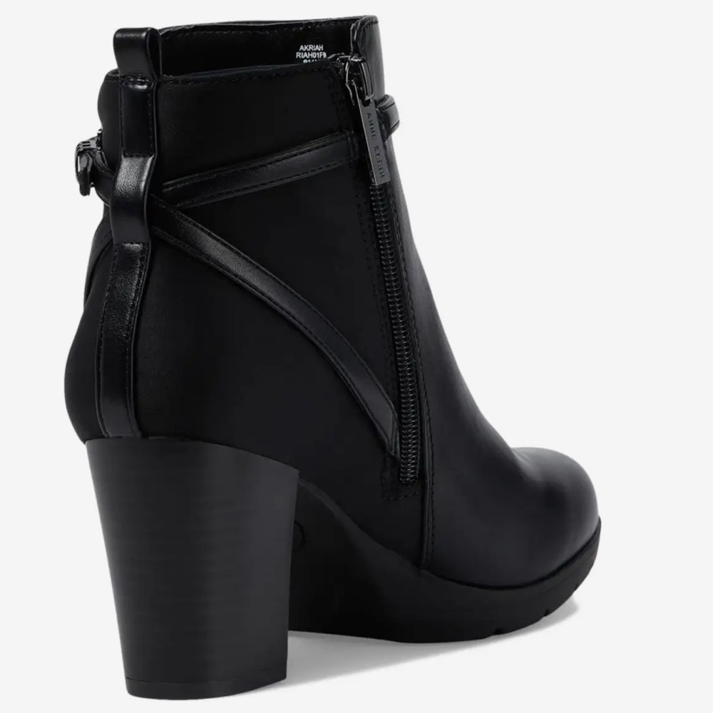 🌸ANNE KLEIN🌸 Riah Black Ankle Bootie Size:9.5 - Picture 3 of 13